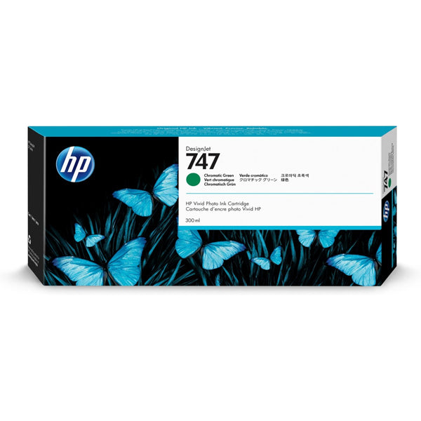 HP Cartucho de tinta verde cromÃ¡tica DesignJet 747 de 300 ml_1