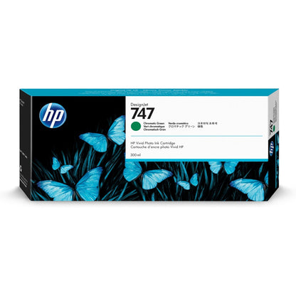 HP Cartucho de tinta verde cromÃ¡tica DesignJet 747 de 300 ml_1