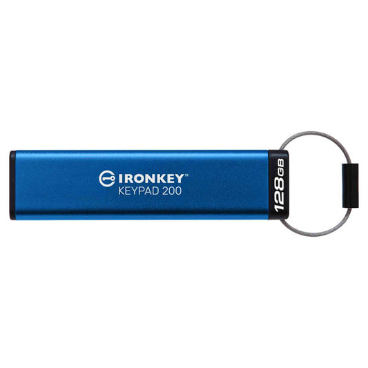 USB-Stick Kingston / Preto / IronKey Keypad 200 / 128 GB_0
