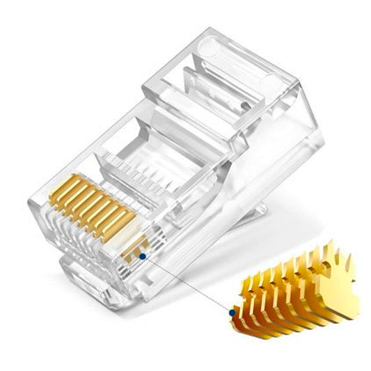 Conector RJ-45 Ewent / Transparente / CA11534693_0