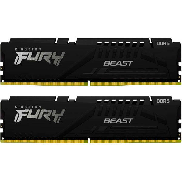 Memória RAM Kingston / 32GB / 6000MT/s / DDR5 / CL36 / DIMM / Fury Beast / Preto / KF560C36BBE2-32_0