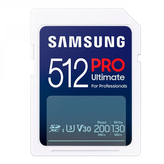 Cartão de Memória Samsung / 512GB / Pro Ultimate SDXC UHS-I / Preto / MB-SY512S/WW_0