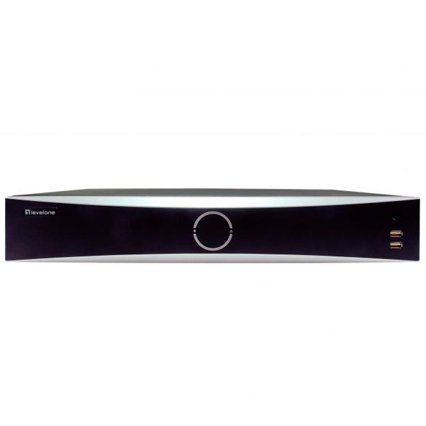 Gravador de Vídeo em Rede LEVEL ONE / 32 Canais POE / 16 Portas / 4 Baias / NVR-0411_0