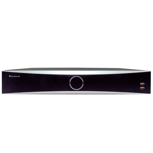 Gravador de Vídeo em Rede LEVEL ONE / 32 Canais POE / 16 Portas / 4 Baias / NVR-0411_0