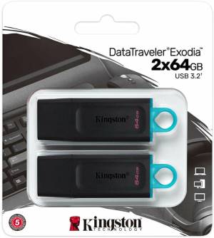 Pen Drive Kingston / 64 GB / DataTraveler Exodia / 2er Pack_0
