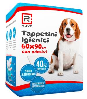 1Cnf/40pz 60x90cm Tappetini Igienici Animali con Adesivi RMOVE_0