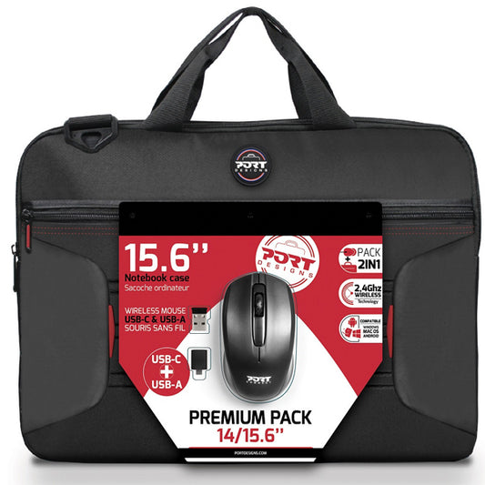Portátil PORT / 15.6" / Preto / Rato Wireless Premium_0