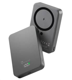 Techmade Powerbank 10000mAhUsb-C Wireless Magnetico Grey_0