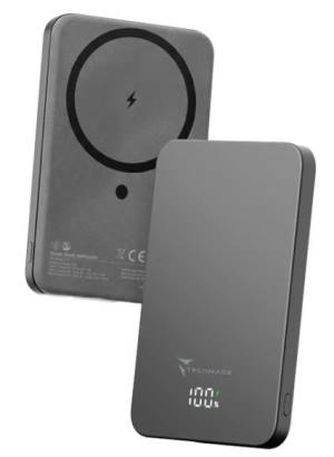 Techmade Powerbank 5000mAh Usb-C Wireless Magnetico Grey_0