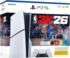 PS5 Console 1TB Ed. White Slim + NBA 2K26 ITA_0