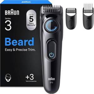Máquina de Barba Braun / Preto / BT 3520_0