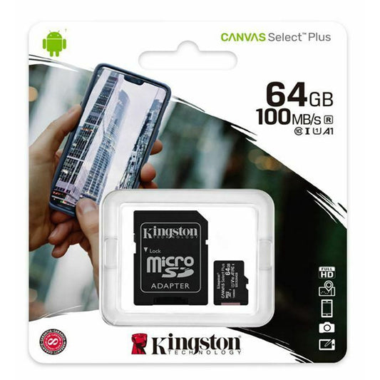 Cartão microSDHC Kingston / 64 GB / Preto_0
