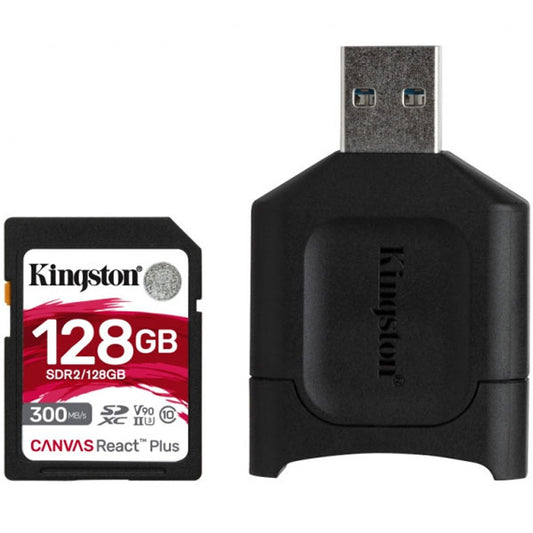 Cartão de Memória Kingston / 128 GB / SDXC / Preto / 1838111_0