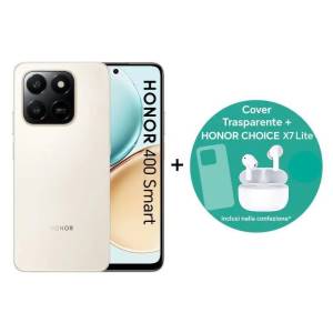 Honor 400 Smart 8+256GB 6.7" 4G Desert Gold DS ITA + Choice X7 Lite_0