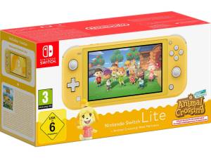 Switch lite Console Animal Crossing Yellow_0