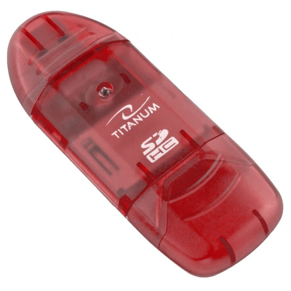TITNAUM TA101R SDHC USB 2.0 CARD READER RED_0