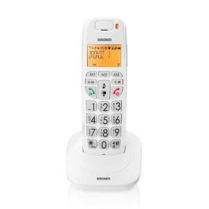 Telefono Cordless Brondi Bravo Bright Bianco_0