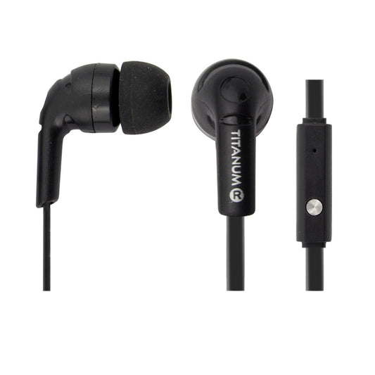 TITANUM STEREO EARPHONES WITH MICROPHONE TH109K BLACK_0