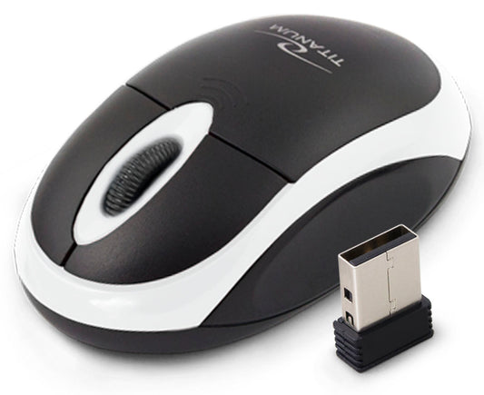 TITANUM WIRELESS 2.4GHZ OPTICAL MOUSE 3D USB VULTURE BLACK/WHITE
_0