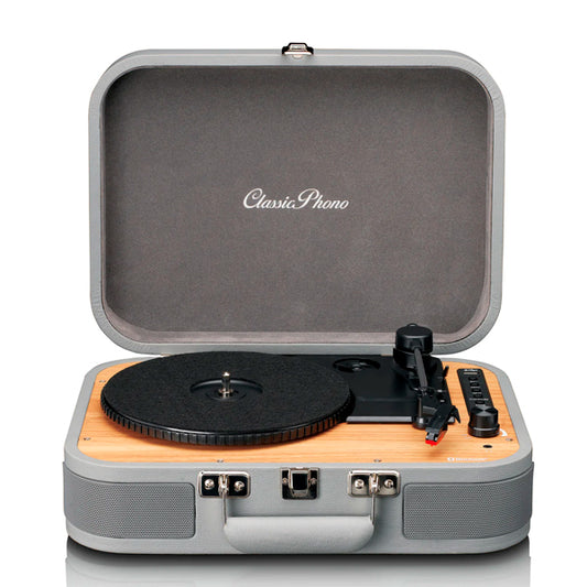 Lenço Gira-discos Lenco / Cinza / Bluetooth e USB Player/Recorder_0