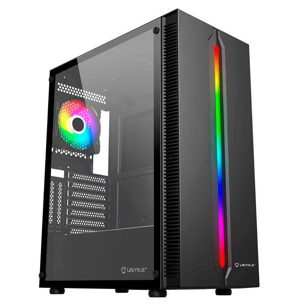 Caixa ATX UNYKA / Armor Lumina 205 ARGB / Preto_0