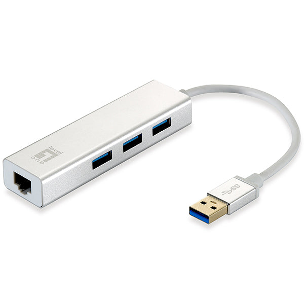 Hub USB Level One / Preto / USB-0503 V4_0