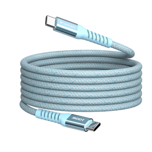 Cabo USB-C Verbatim / Azul / 100W 120cm 31856_0