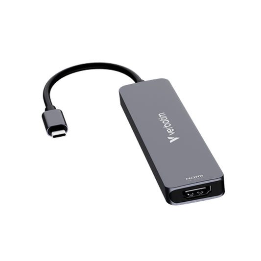 Dock USB-C Verbatim / 4K / 1xHDMI 2xUSB-C 2xUSB-A 3.2 / Preto / PD100W / VER32158_0