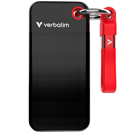 SSD Portátil Verbatim 1TB / Preto/Vermelho / 32192_0