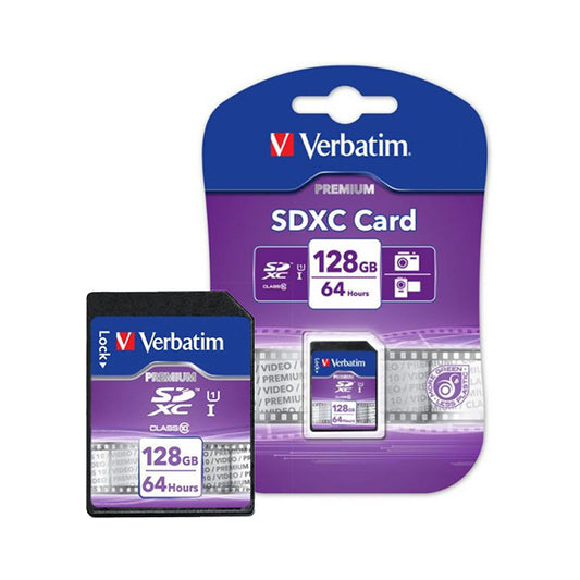 Cartão de Memória Verbatim / 128GB / Classe 10/UHS-1_0