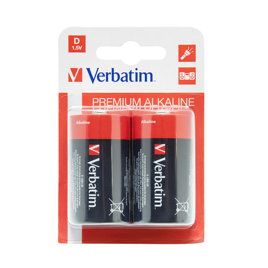 VERBATIM Pilhas Alcalinas D LR20 / Pack 2 Unidades_0