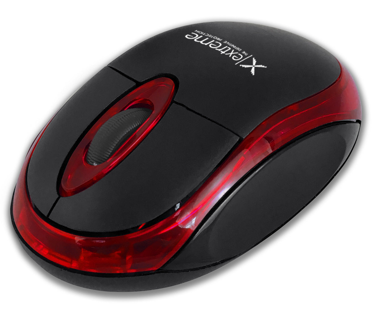 EXTREME WIRELESS BLUETOOTH OPTICAL MOUSE 3D CYNGUS RED_0
