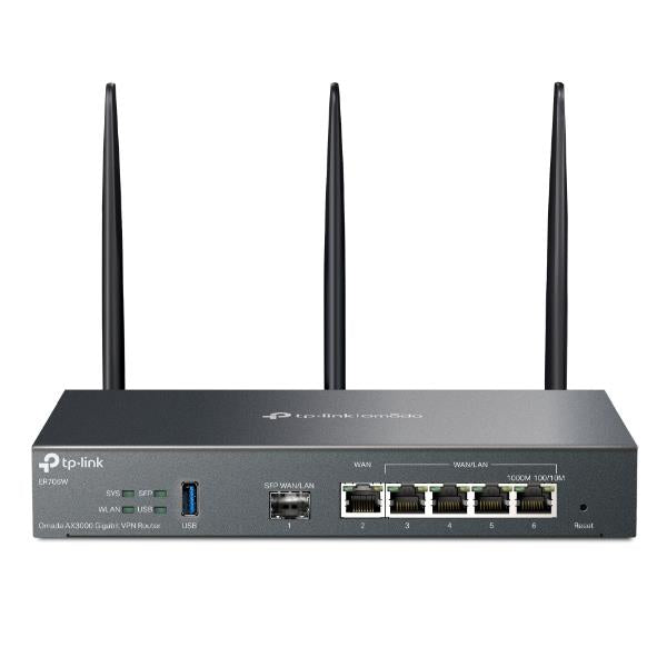 TP-Link Omada ER706W router inalámbrico Gigabit Ethernet Doble banda (2,4 GHz / 5 GHz) Negro_1