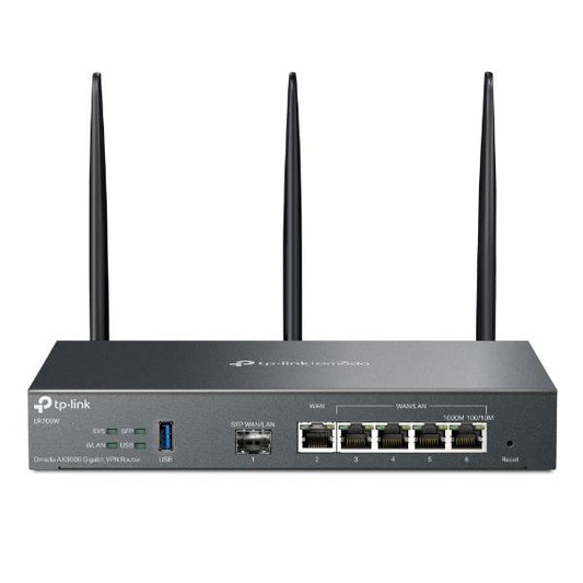 TP-Link Omada ER706W router inalámbrico Gigabit Ethernet Doble banda (2,4 GHz / 5 GHz) Negro_1