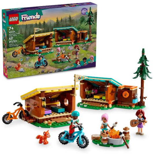 Konstruktionsspielzeug LEGO / Amarelo / 42624 Friends Gemütliche Hütten im Abenteuercamp_0