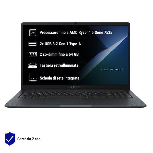 Portátil ASUS ExpertBook BM1 / Preto / 90NX0821-M00Y10_0