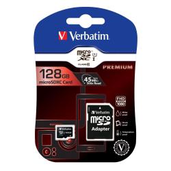 Verbatim microSDXC         128GB Class 10 UHS-I incl Adapt. 44085_1