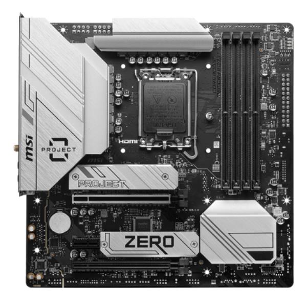 MSI B760M PROJECT ZERO placa base Intel B760 LGA 1700 micro ATX_0