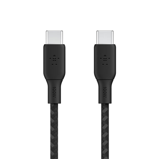 CAVO INTRECCIATO 100W USB-C TO USB-C  2M - NERO_0