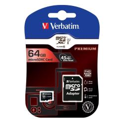 Verbatim microSDXC          64GB Class 10 UHS-I incl Adapt. 44084_1