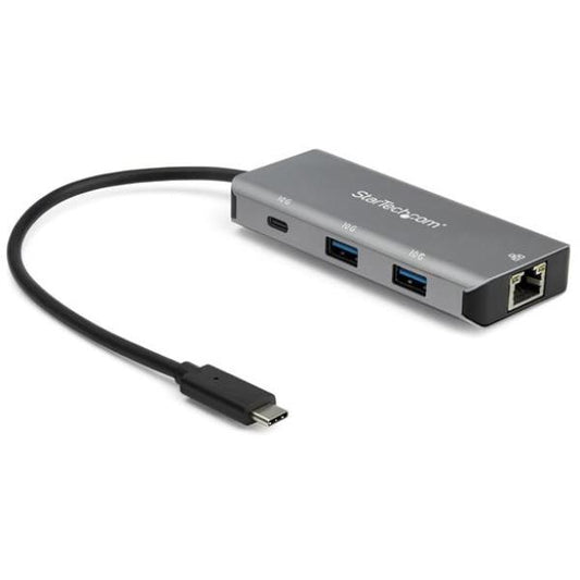 Hub USB-C a 3 porte - 2x USB-A  1x USB-C 1x RJ45_0