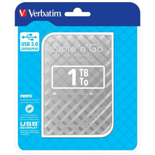 Verbatim Store n Go 2,5      1TB USB 3.0 silver Gen 2       53197_1