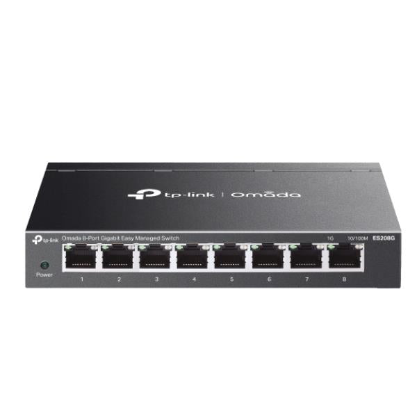 TP-Link ES208G switch Gestionado Gigabit Ethernet (10/100/1000) Negro_0