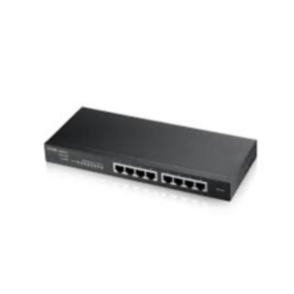 Zyxel GS1915-8 Gestionado L2 Gigabit Ethernet (10/100/1000) Negro_1