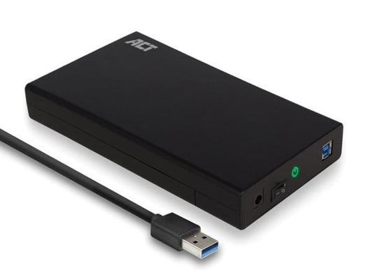USB 3.2 Gen1 (USB 3.0) Caixa de disco rígido SATA de 3.5" sem parafusos_0