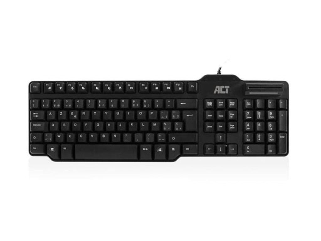 Teclado Azerbaijão/Bélgica Lay-out Leitor eID de cartões inteligentes USB_0