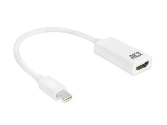 Cabo adaptador Mini DisplayPort macho - HDMI-A fêmea - 0.15 m_0
