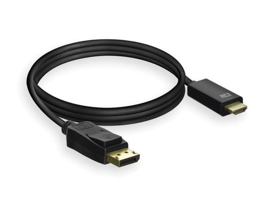 Cabo adaptador DisplayPort macho - HDMI macho - 4K @ 30 Hz - 1.8 m_0