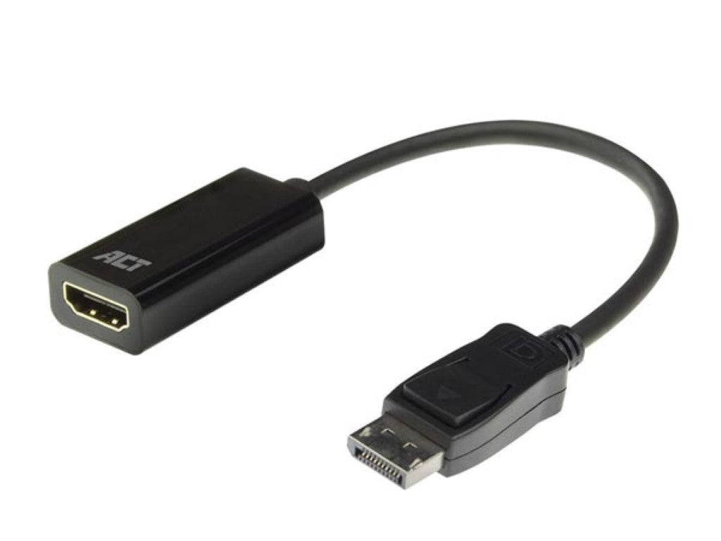 Adaptador DisplayPort macho para HDMI fêmea - 4K @ 30 Hz - 0.15 m_0