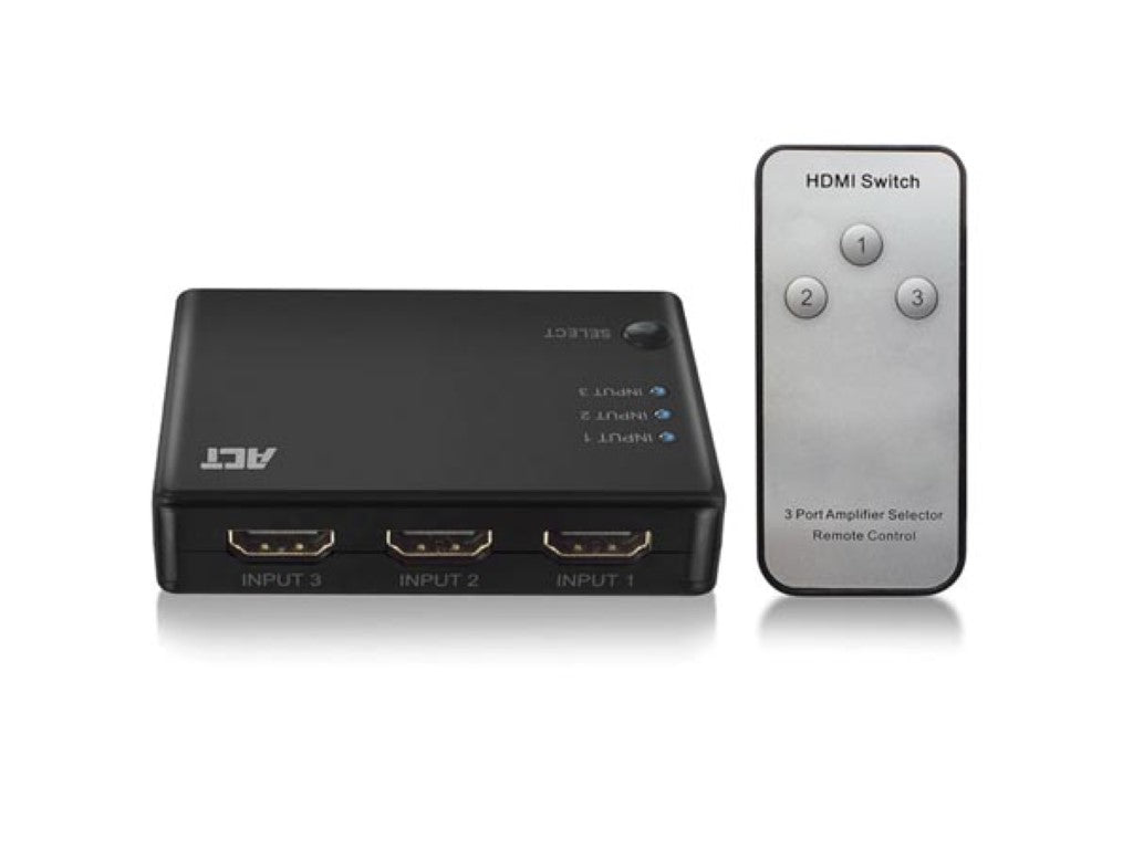 4K HDMI switch 3 portas, apresenta 3 fontes HDMI num só monitor._0
